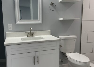 Lake Point Garage Conversion - Bathroom Vanity